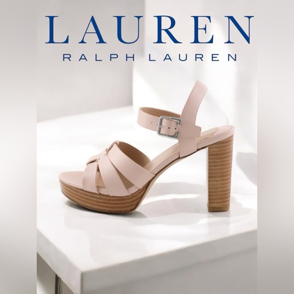 Lauren Ralph Lauren Shoes - NWOT, Lauren by Ralph Lauren, Soffia Sandal Pump, Size 8, Pink 👡